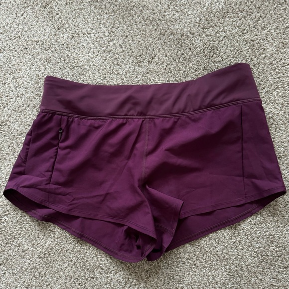 Title Nine Wahine Swim Short Medium Color:Fig - Picture 1 of 4